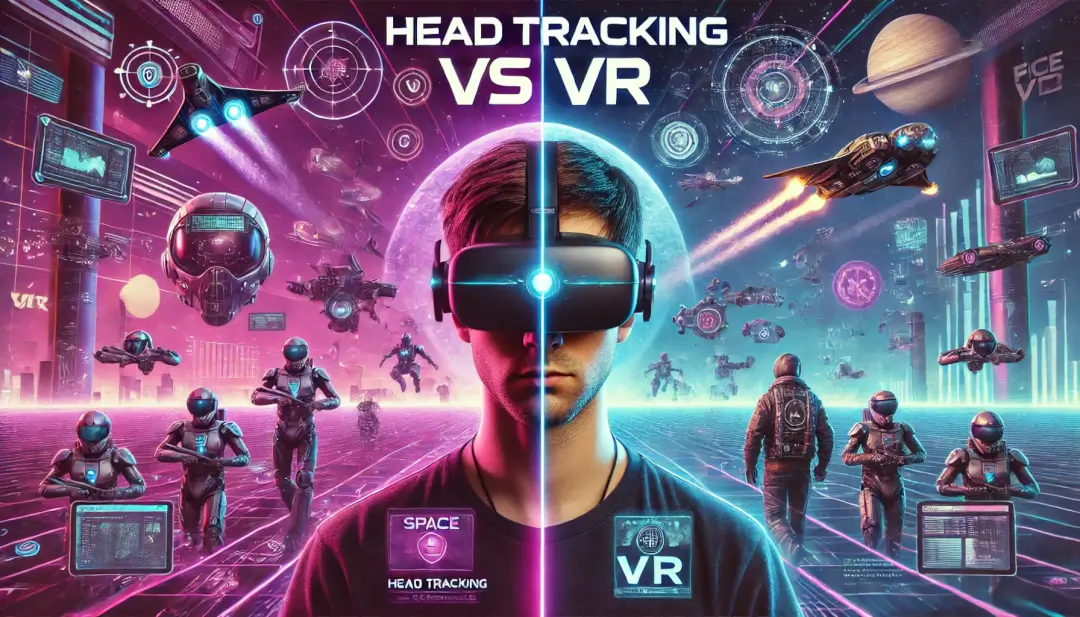 a man wearing virtual reality goggles